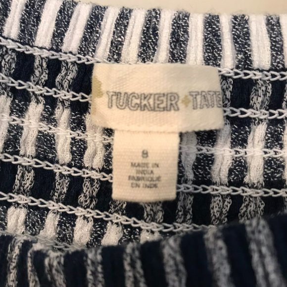 Blue & White Tucker & Tate Dress Size 8 - Picture 5 of 7
